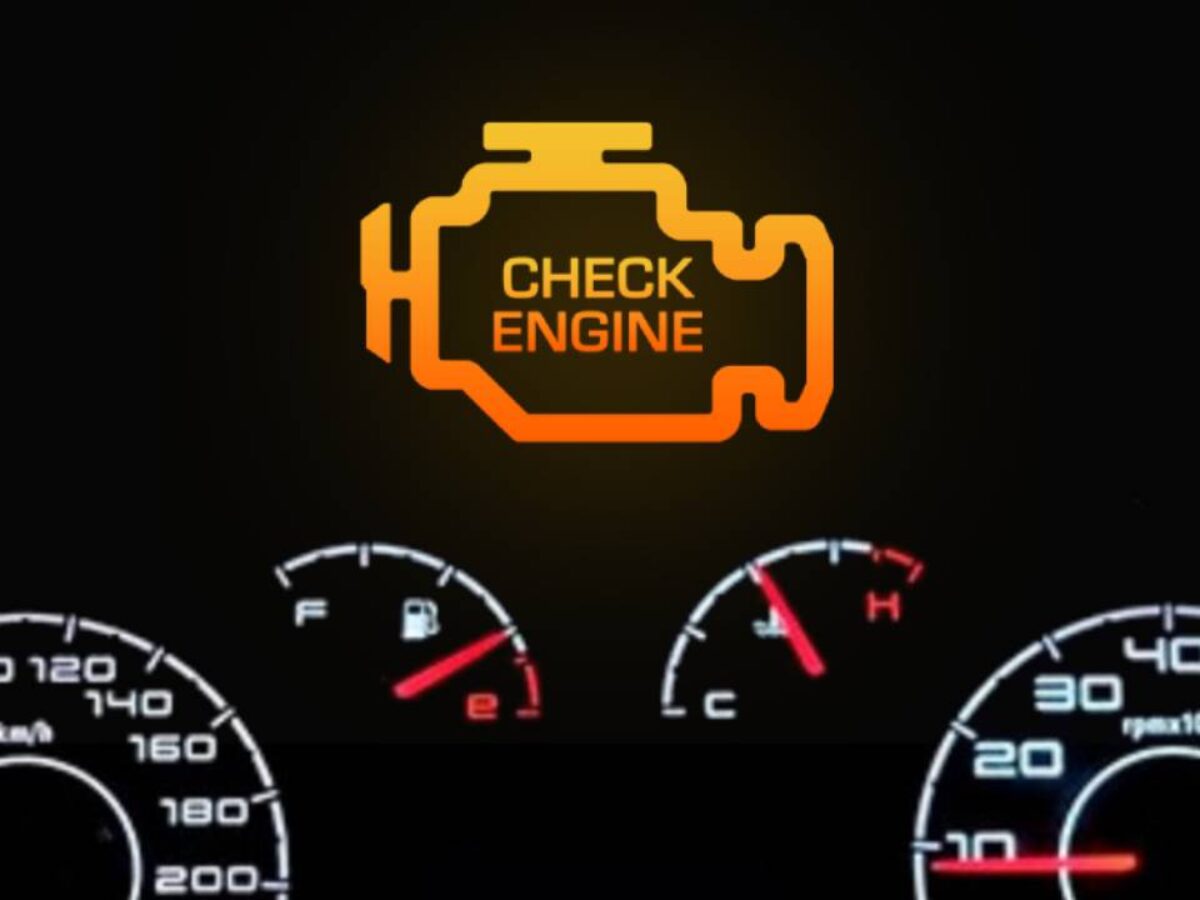 Icono De Motor Check Engine